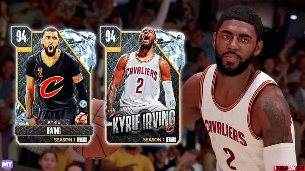 Diamond Kyrie Irving level-40 reward in NBA 2K24
