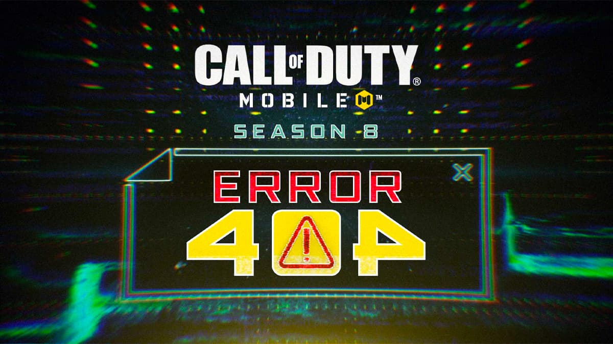 Call of Duty Mobile Season 8 Error 404