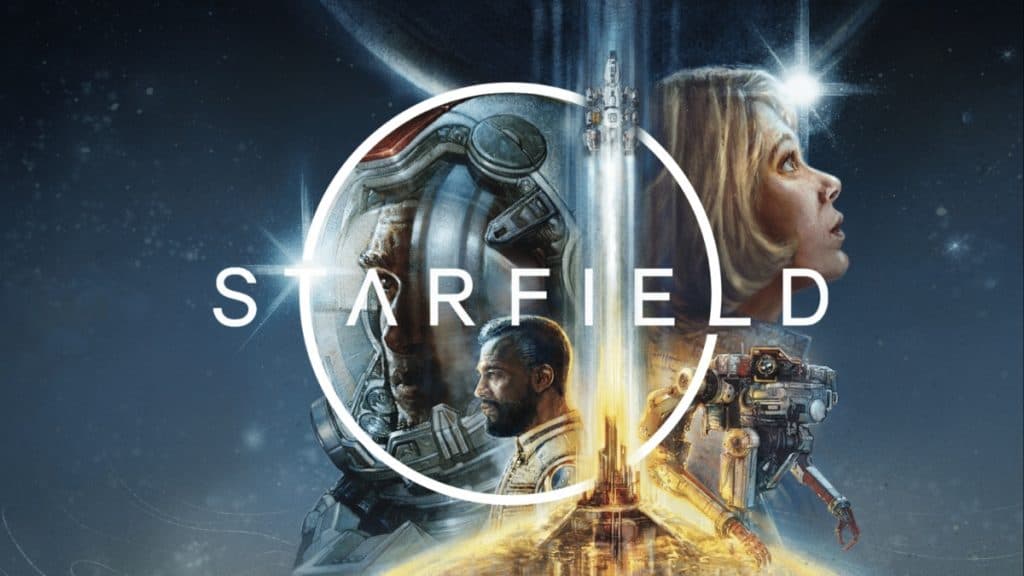 Starfield cover art with characters.