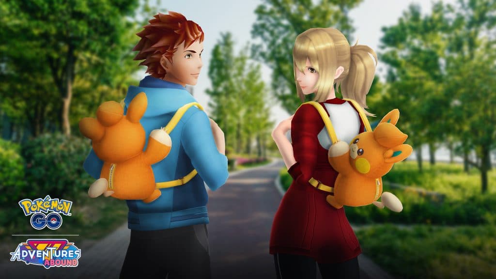 Pawmi backpacks in Pokemon Go