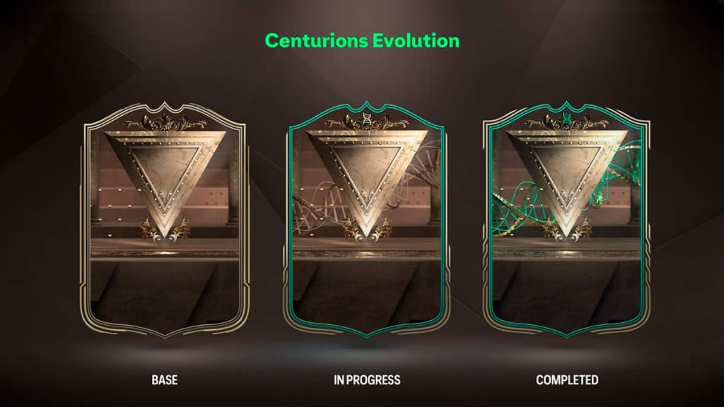 Centurions Evolution items in EA FC 24 Ultimate Team.