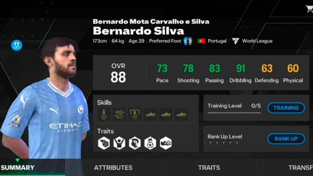 Bernardo Silva in EA FC Mobile