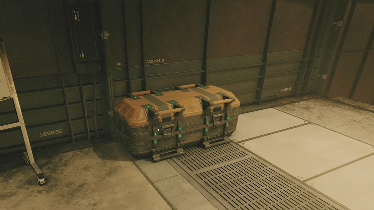 Starfield container with items