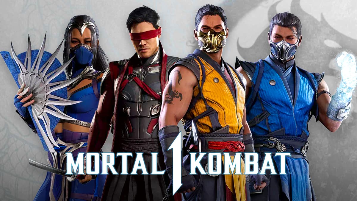 Kitana, Kenshi, Skorpion and Sub-zero Mortal Kombat 1