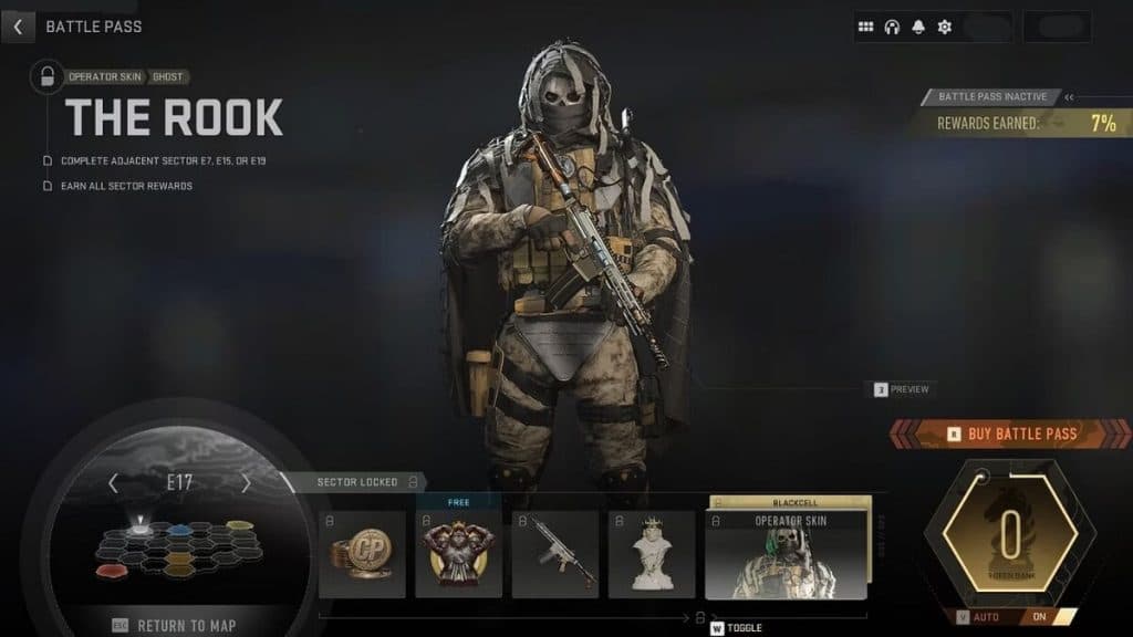 The Rook Operator in Warzone 2