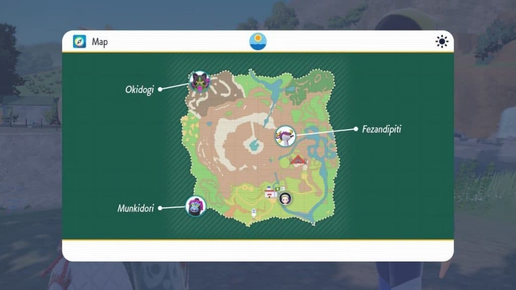 pokemon scarlet and violet teal mask dlc loyal three locations on kitakami island map