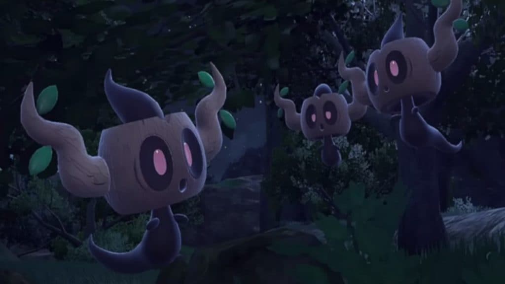 pokemon scarlet and violet teal mask dlc species phantump in the game