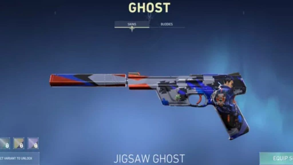 Jigsaw Collection's Ghost in Valorant