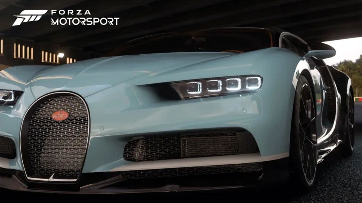 A Bugatti in Forza Motorsport