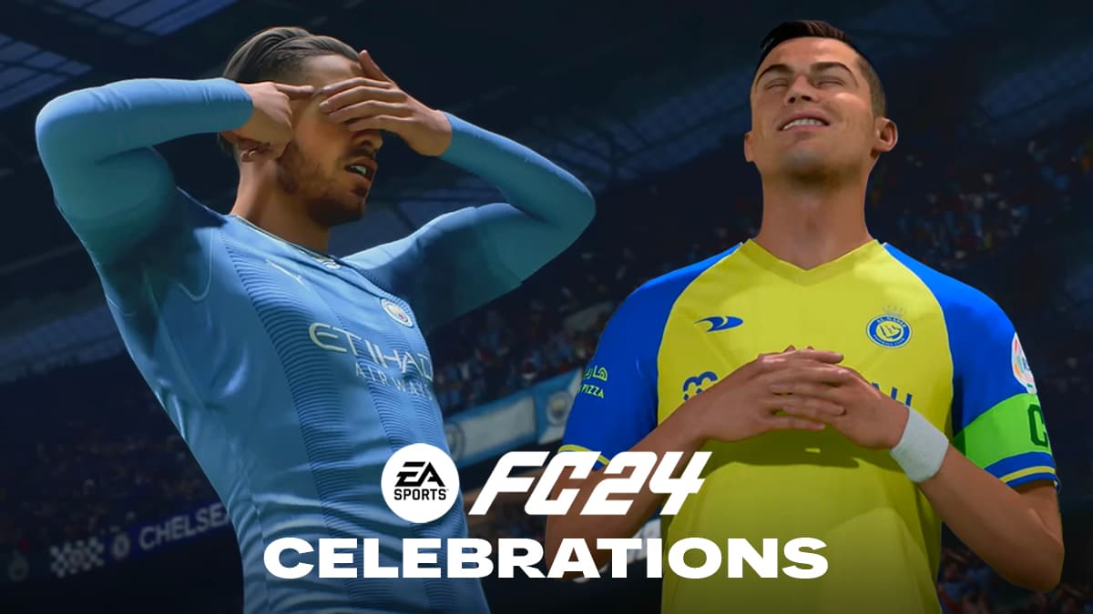 EA FC 24 Jack Grealish and Cristiano Ronaldo goal celebrations