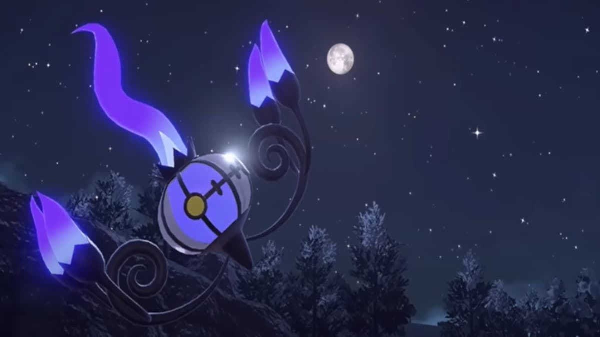 pokemon scarlet and violet teal mask dlc litwick evolution chandelure in the game