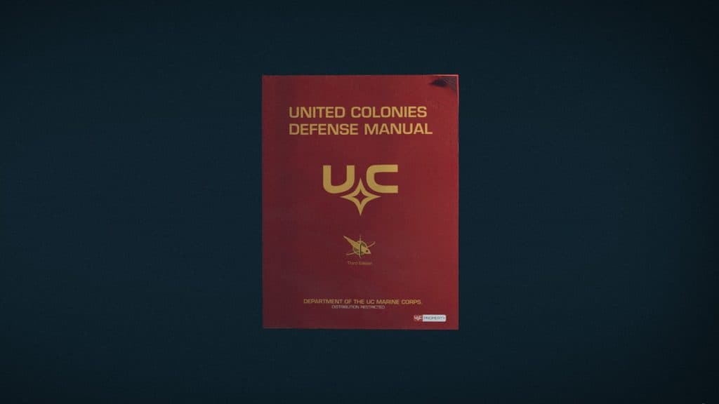 UC Defense Manual in Starfield
