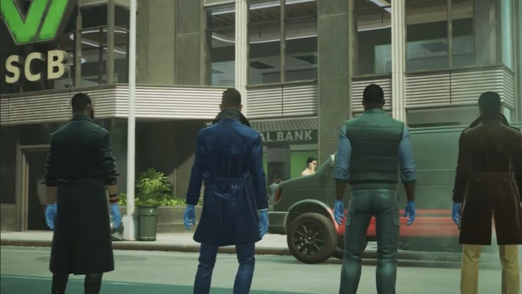 Payday 3 crew in front of SCB