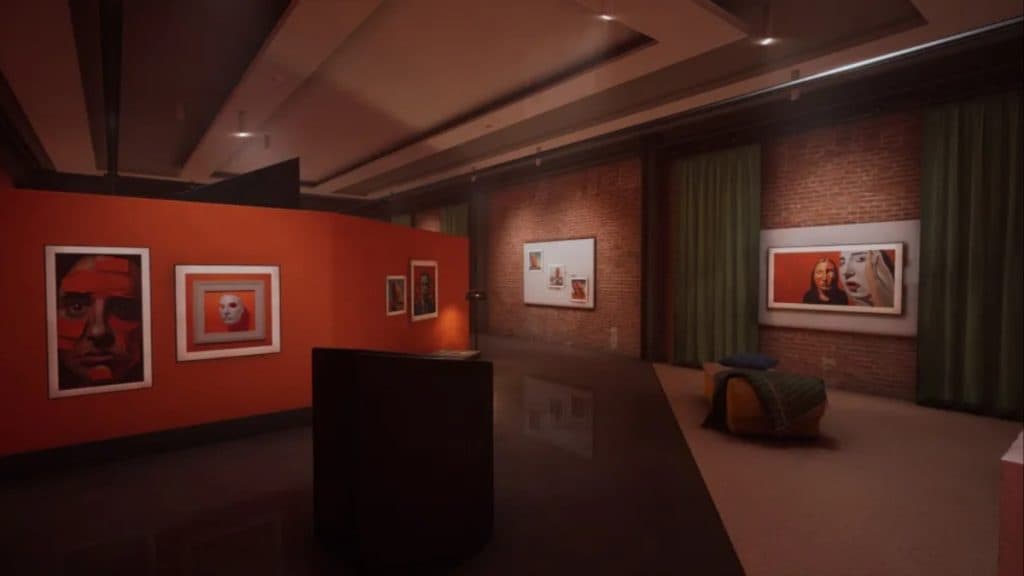 The Surphaze Art Gallery in Payday 3.