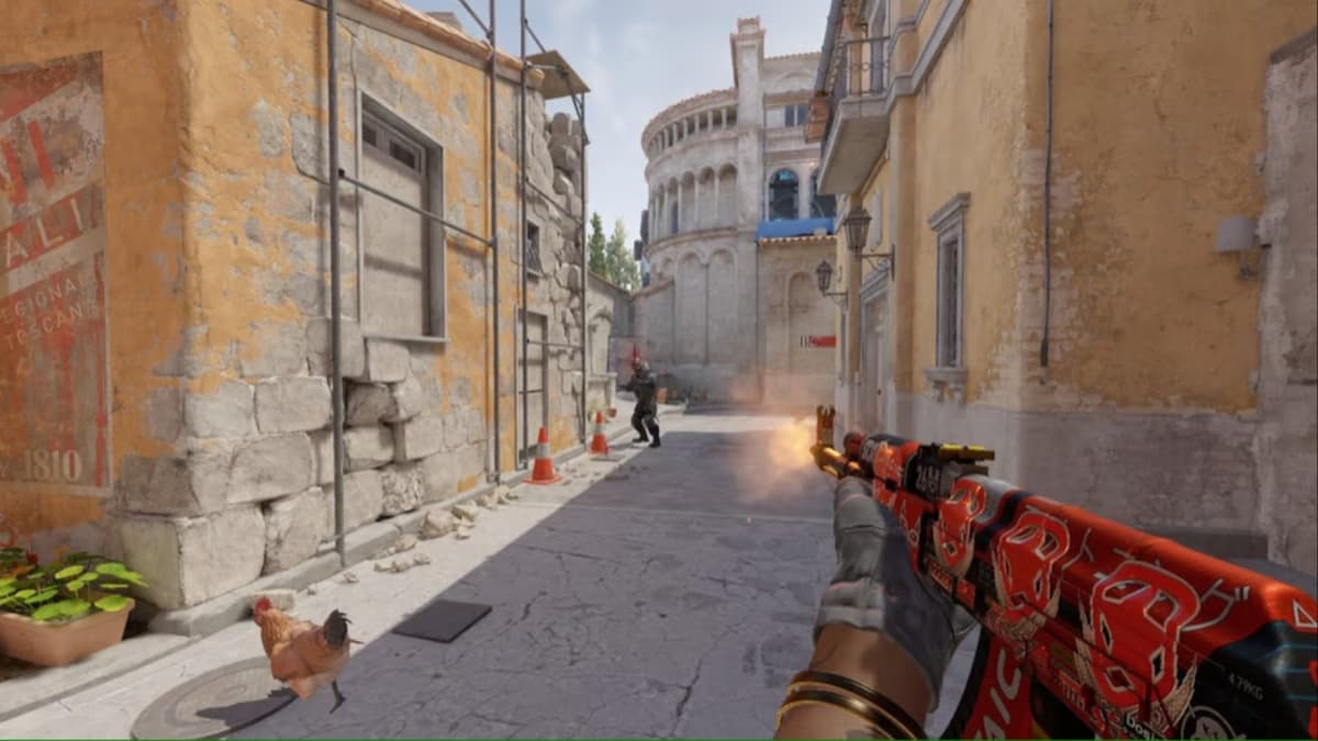 AK-47 headshot on Inferno.
