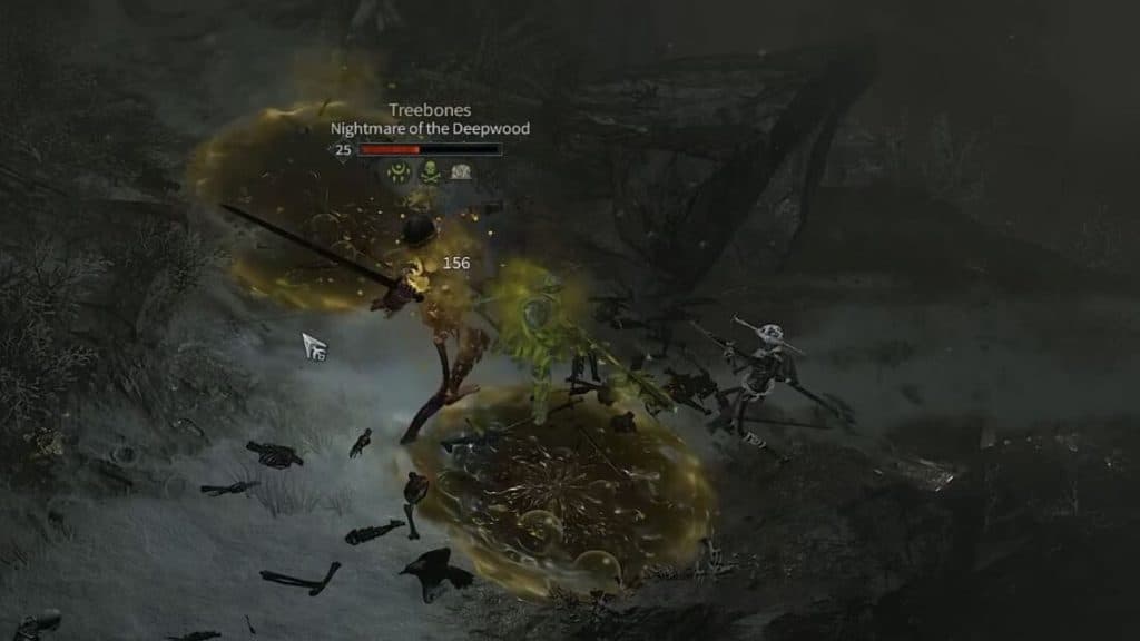 Treebones elite enemy in Diablo 4