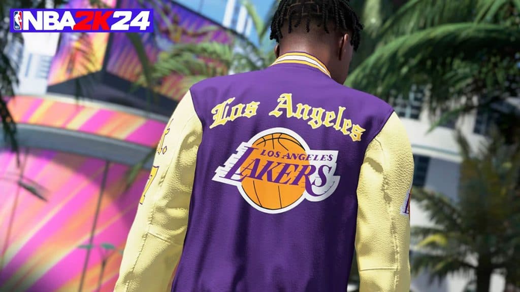 Los Angeles Lakers jacket NBA 2K24