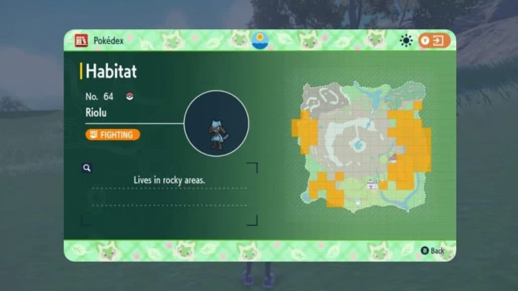 pokemon scarlet and violet teal mask dlc riolu litakami map locations