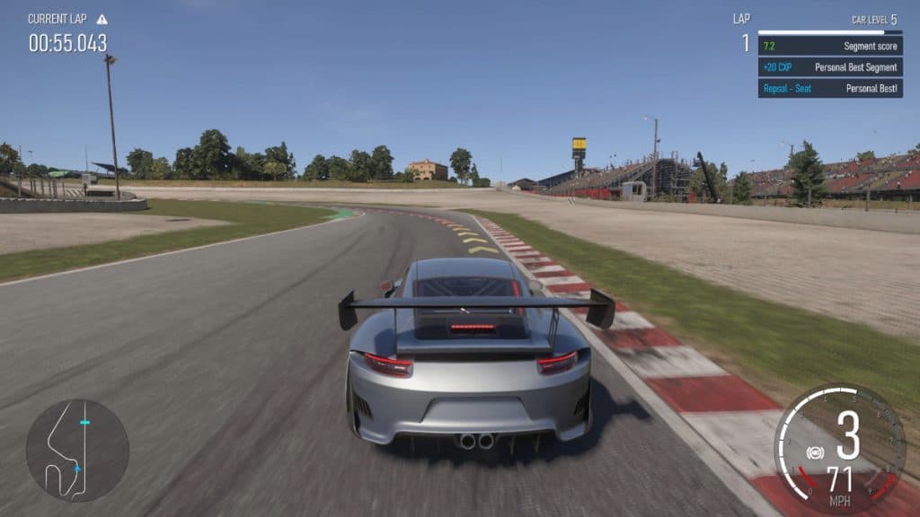 Driving line in Forza Motorsport