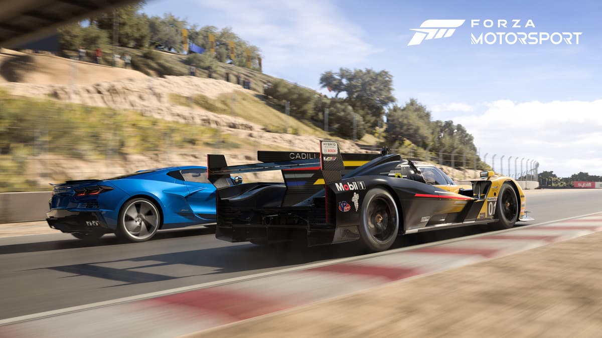 Cadillac and Chevrolet racing in Forza Motorsport