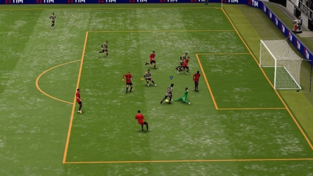 ea fc ultimate team gameplay screen shot