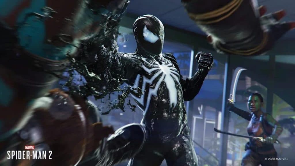 Spider-Man in Symbiote suit