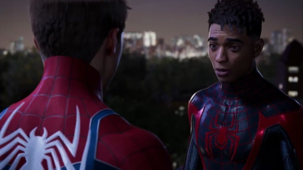 Miles Morales in Marvel's Spider-Man 2.