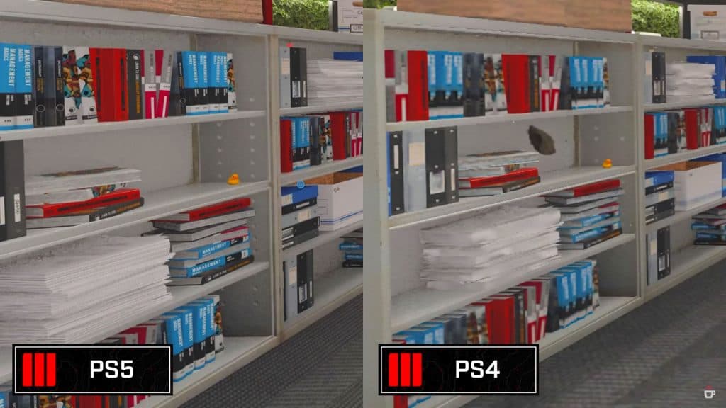 Modern Warfare 3 texture comparison between PS4 and PS5