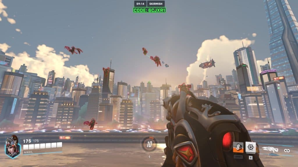 Aim Training for flying and jumping targets in Overwatch 2