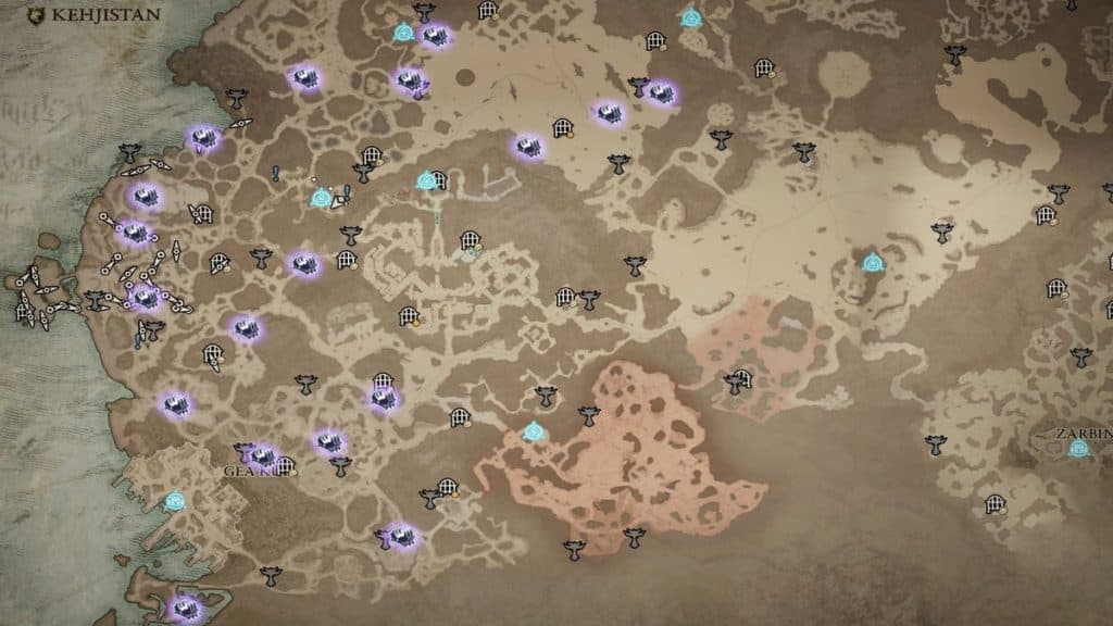 Diablo 4 Living Steel chests locations Kehjistan