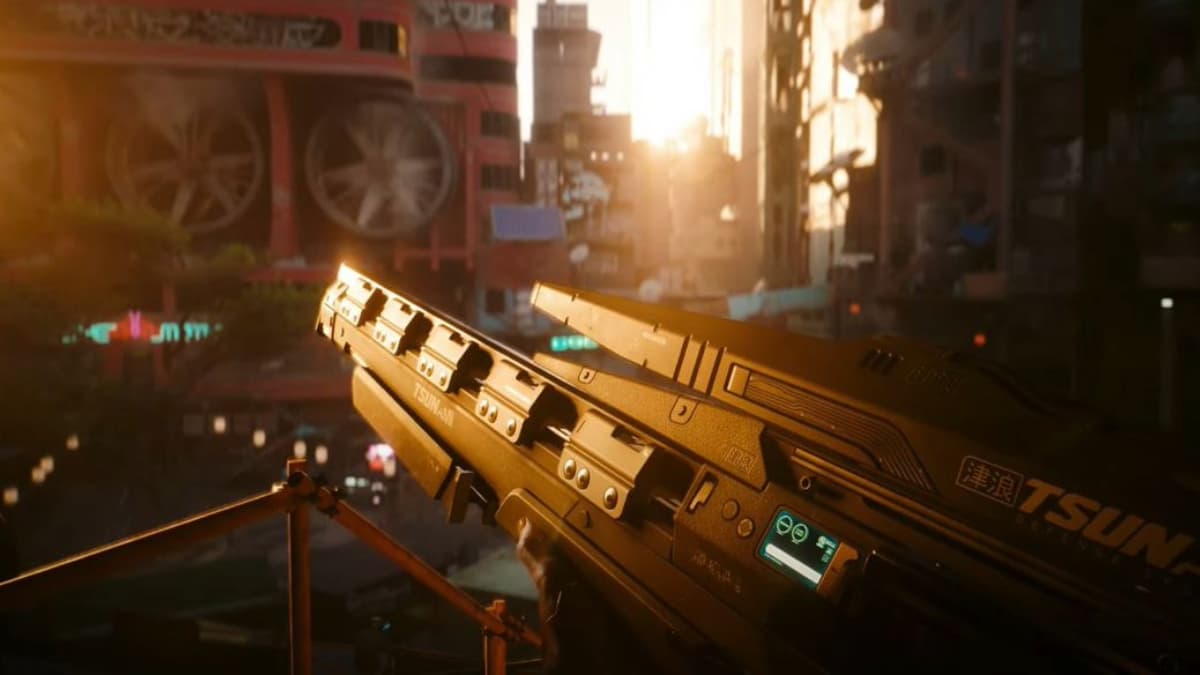Tsunami sniper rifle in Cyberpunk 2077