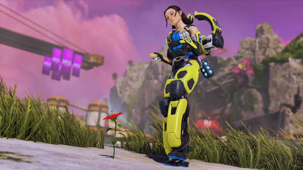 conduit next to flower on storm point in apex legends season 19