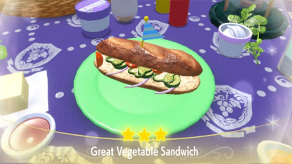 Great Vegetable Sandwich Pokemon Scarlet & Violet