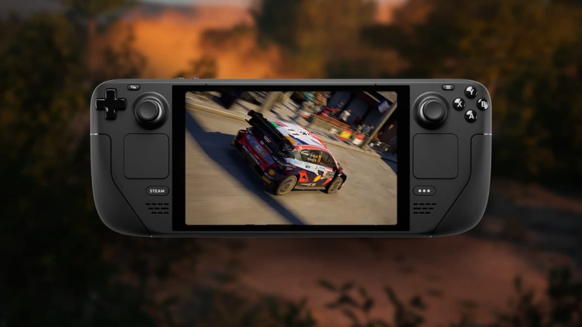 Edited image of EA Sports WRC on Steam Deck