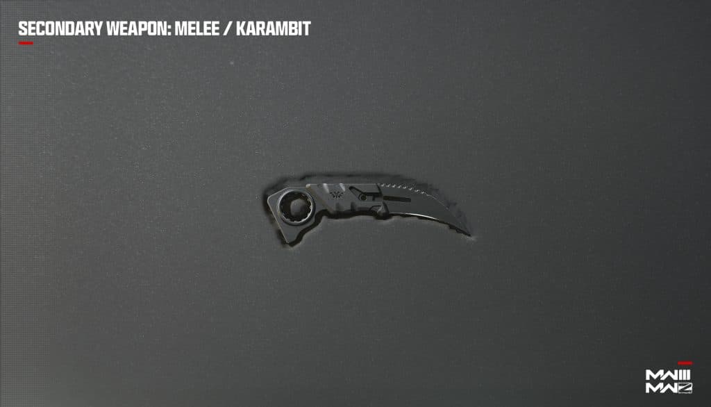 Karambit knife modern warfare 3