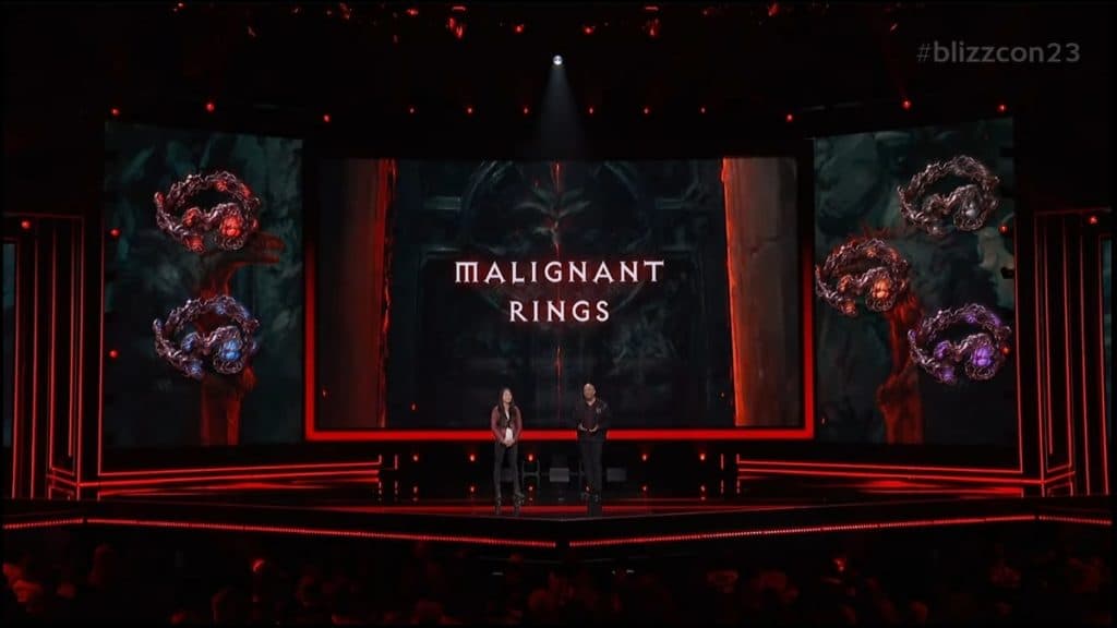 Diablo 4's Malignant Rings announced in BlizzCon2023