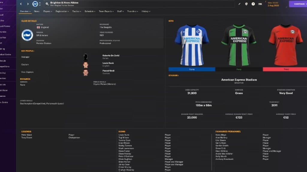 In-Game Editor in Football Manager 2024