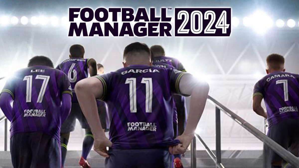 Players jumping into the pitch Football Manager 2024