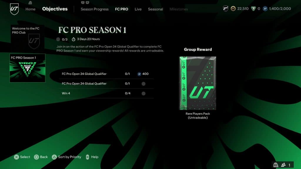 FC Pro rewards in EA FC 24