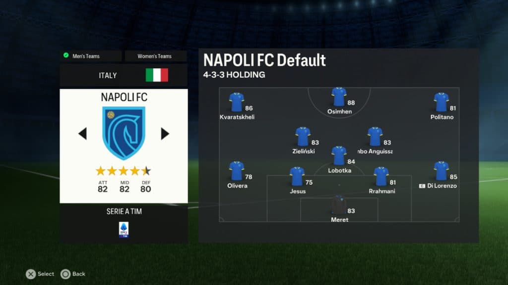 Napoli EA FC 24
