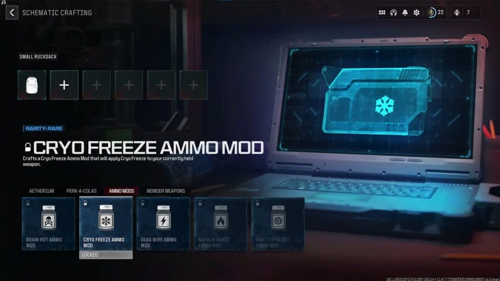 Cryo Freeze ammo mod for MW3 Zombies.