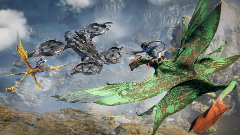 Avatar Frontiers of Pandora airborne combat