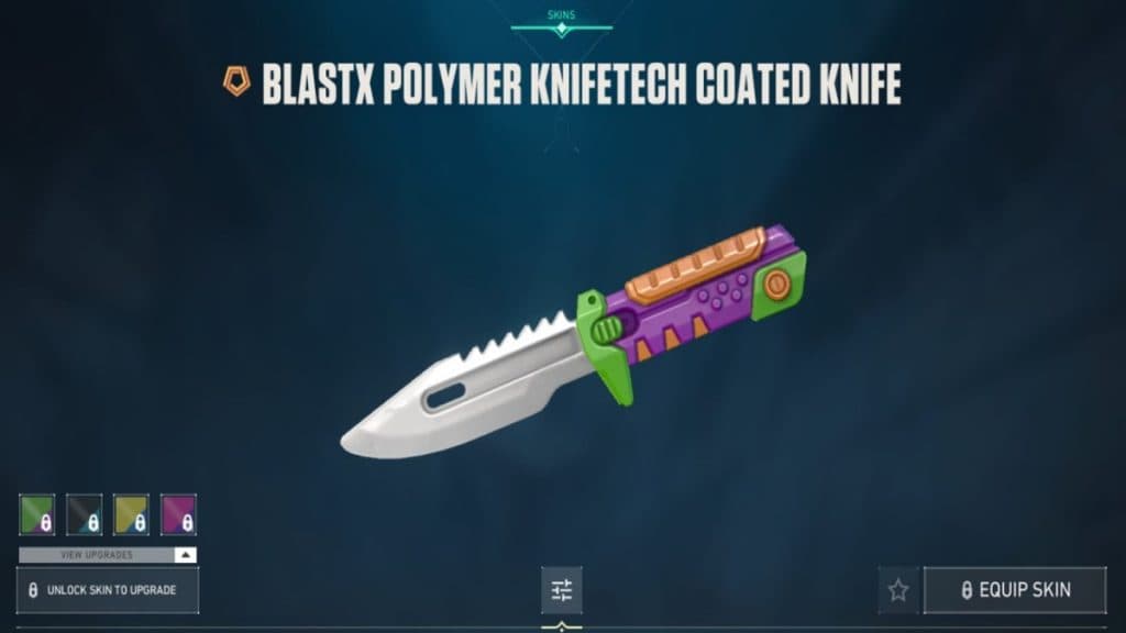 BlastX knife in Valorant