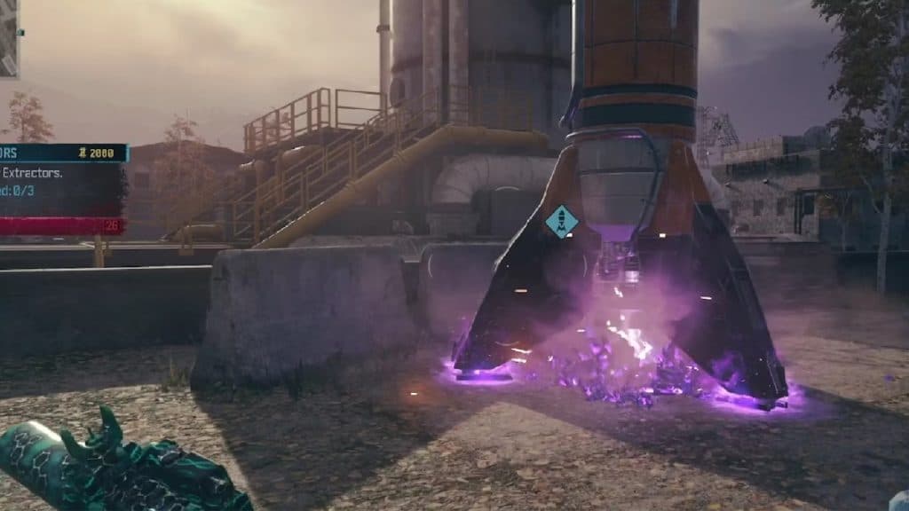 Aether Extractors contract in MW3 Zombies.