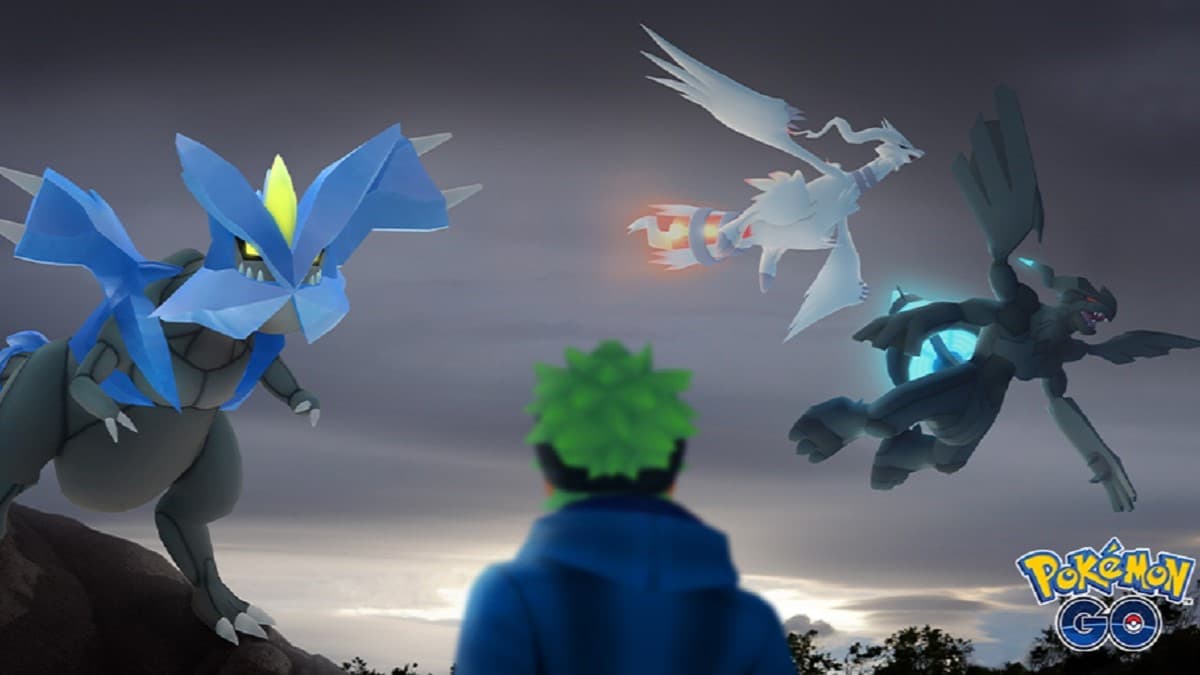 Reshiram, Kyurem, and Zekrom in Pokemon Go Raids