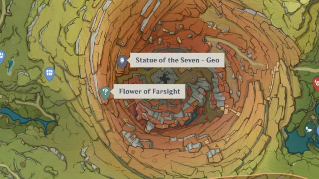 Flower of Farsight location in The Chasm region