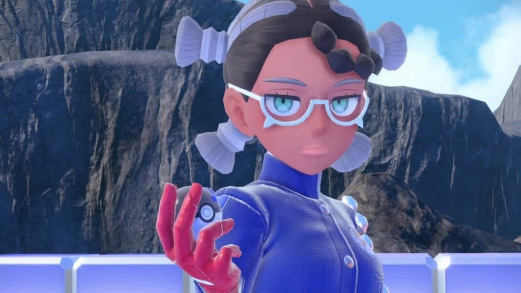 Amarys from Pokemon Scarlet and Violet The Indigo Disk DLC