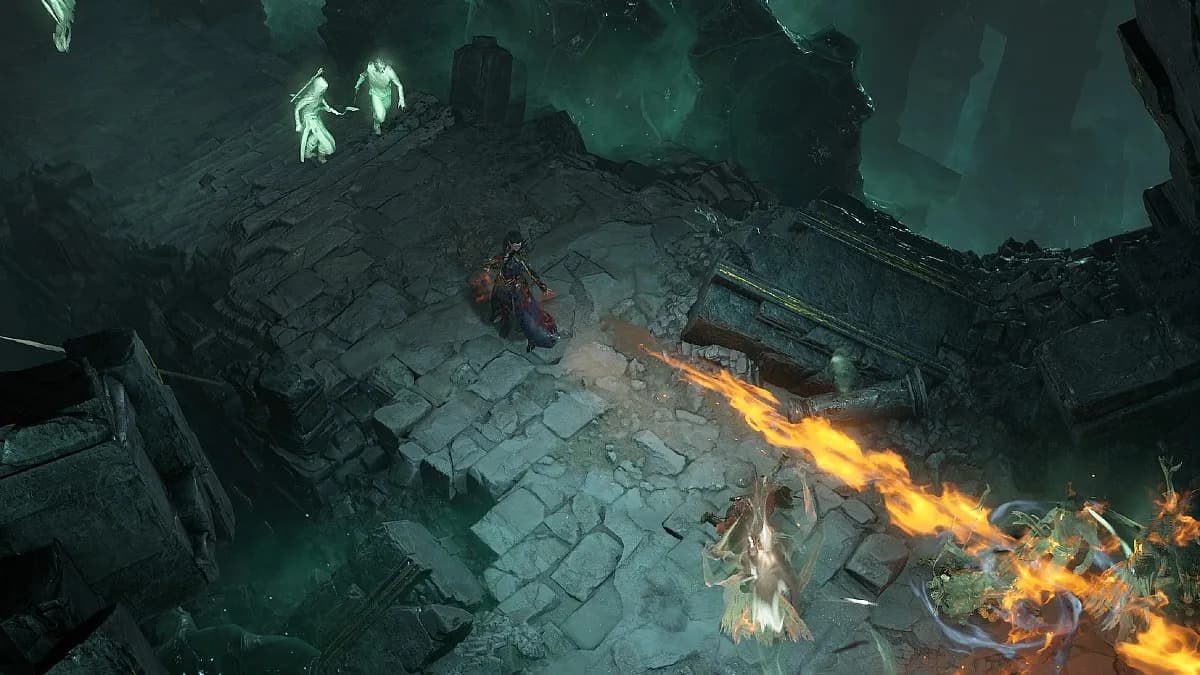 Diablo 4 Sorcerer pyromancy combat
