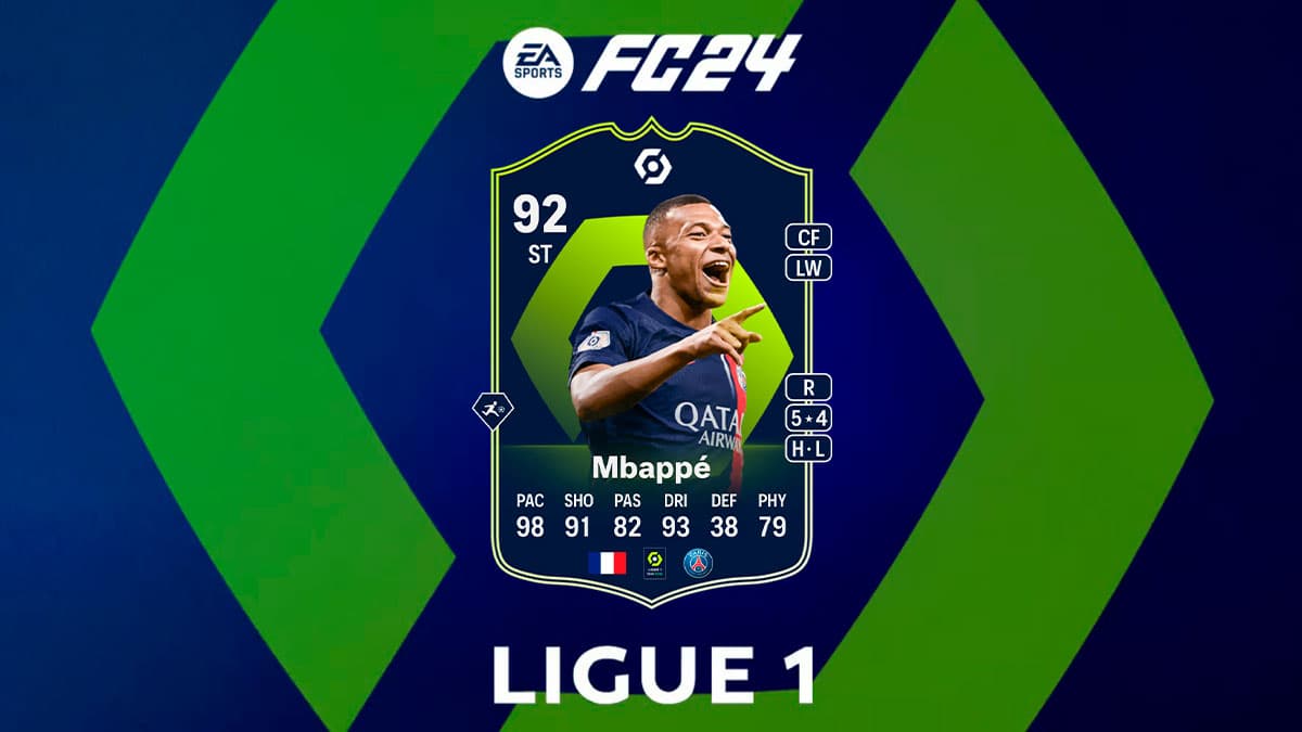 EA FC 24 Ligue 1 POTM Kylian Mbappe