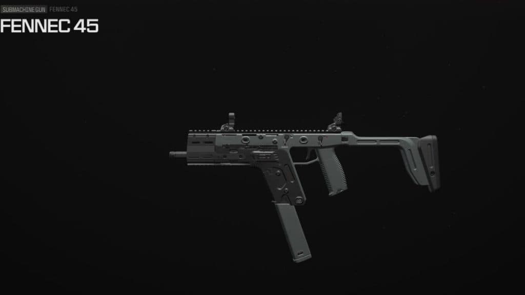 Fennec 45 SMG weapon preview in MW3